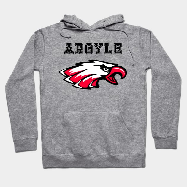 Argyle Eagles Hoodie by PSdesigns